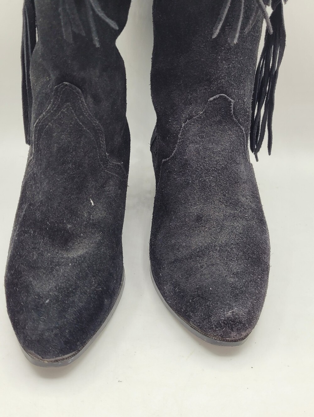 Silver Star Collection Houston leather fringe boots size 9 - Picture 12 of 16
